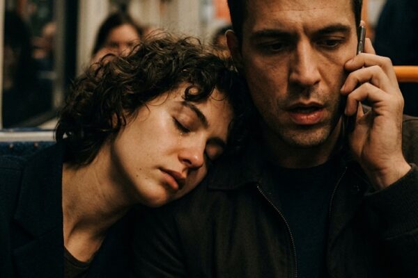 SHE FELL ASLEEP ON A STRANGER’S SHOULDER—THEN WOKE UP TO HEAR HIM SAY ...